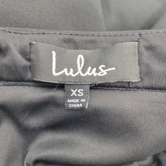 NWT Lulu's Can't Take My Eyes Off Of You Black Halter Low Back Maxi Dress Sz XS - Picture 11 of 14